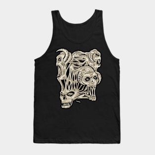 dark skull Tank Top